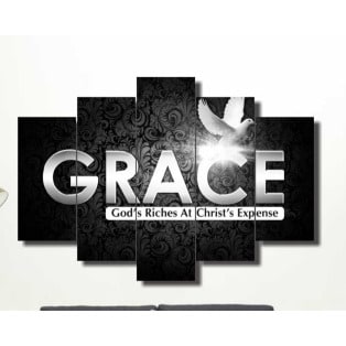 5panels Grace Canvas Wall Frame