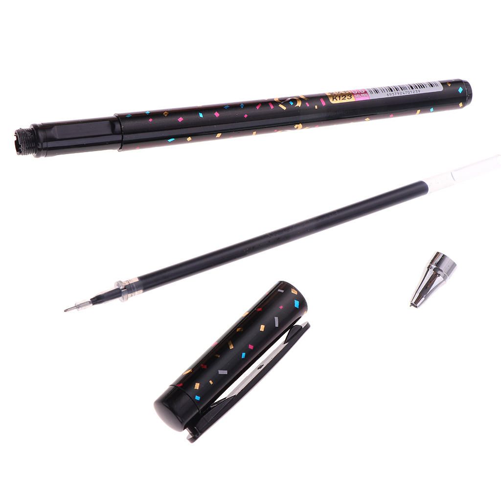 12 Pieces Black Ink Fine Point 0.5mm  Pen  Ink Pens Stationery
