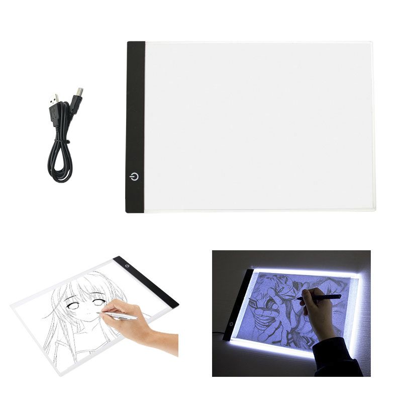 3 Level Dimmable Led Drawing Copy Pad Board Educational Toy For Children Baby A4 Creativity Electronic Painting Drawing Board A5