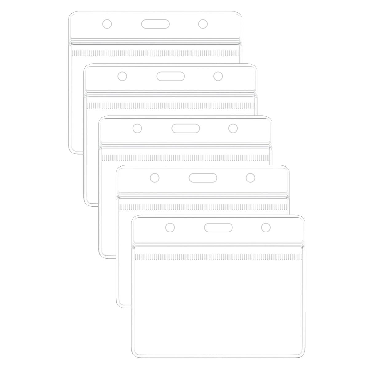 3/5/10-Pack Card Protector 4 X 3 Inches Vaccination-Card