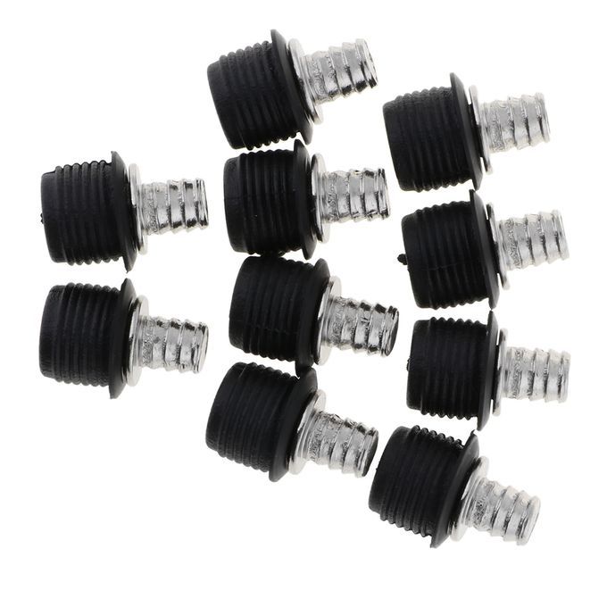10Piece Black Plastic Push Rivet Trim Panel Fastener Clips Sets 029