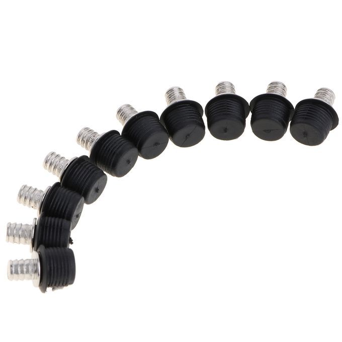 10Piece Black Plastic Push Rivet Trim Panel Fastener Clips Sets 029