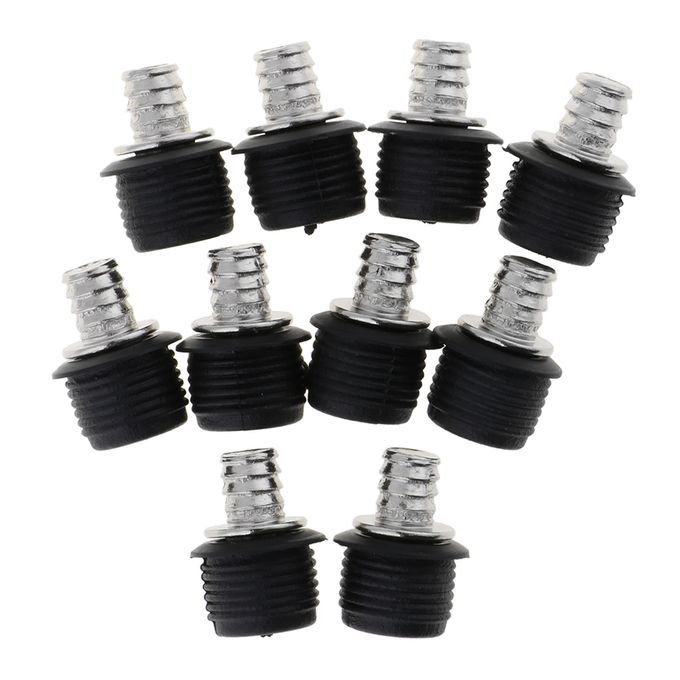 10Piece Black Plastic Push Rivet Trim Panel Fastener Clips Sets 029