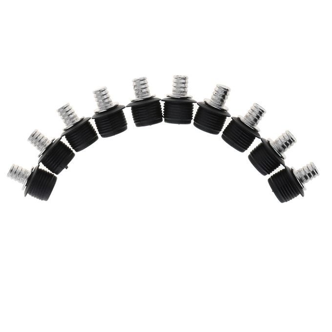 10Piece Black Plastic Push Rivet Trim Panel Fastener Clips Sets 029