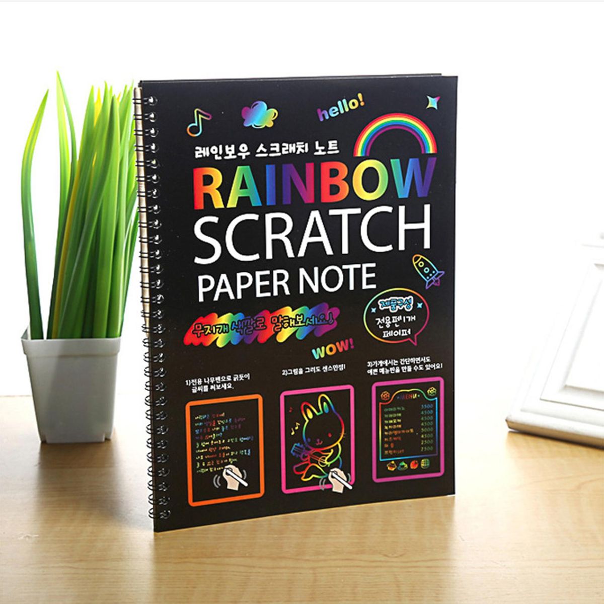 Scratch Painting Book Kids Scratch Art Painting Paper Black