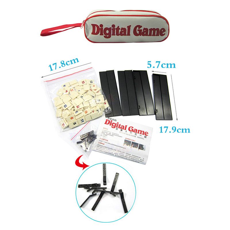 Mahjong Rummy Digital Moving Israel Party Game Classic Board Hotest Game Israel 2-4People Game 2020 Home Fast Tile Game For
