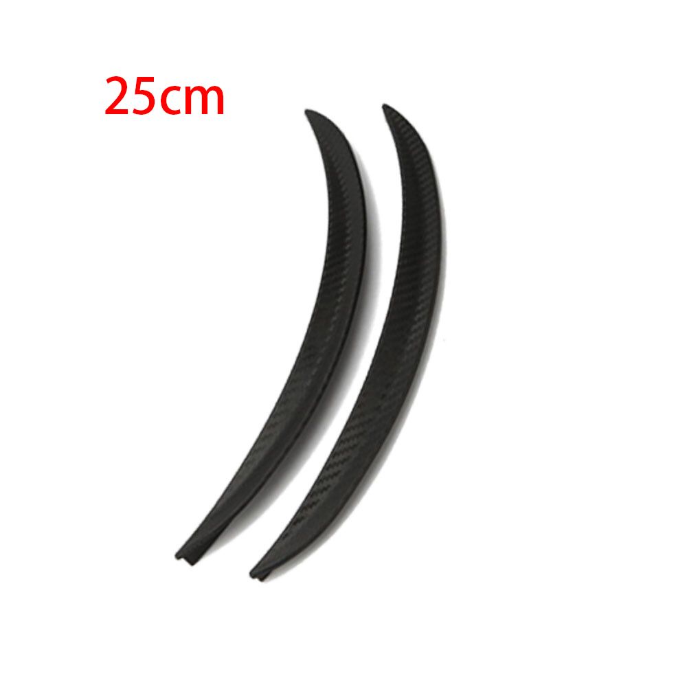 2pcs Carbon Fibre Fender Flare Wheel Eyebrow Decor