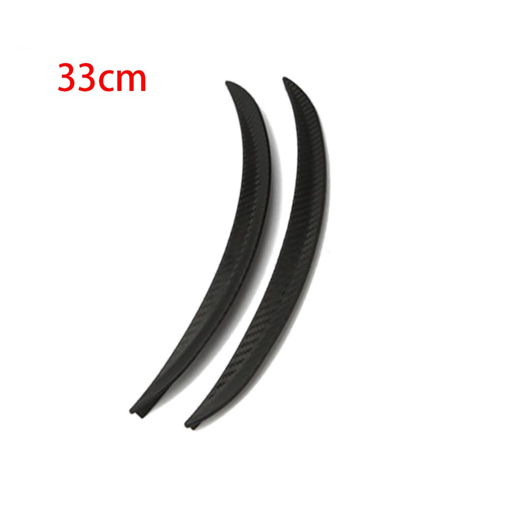 2pcs Carbon Fibre Fender Flare Wheel Eyebrow Decor