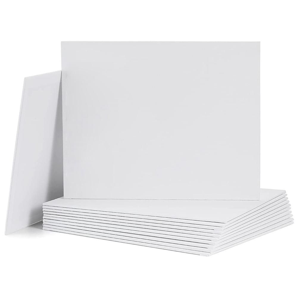 Canvas Panels 8X10 Inch 12-Pack,10 Oz for Painting,Blank