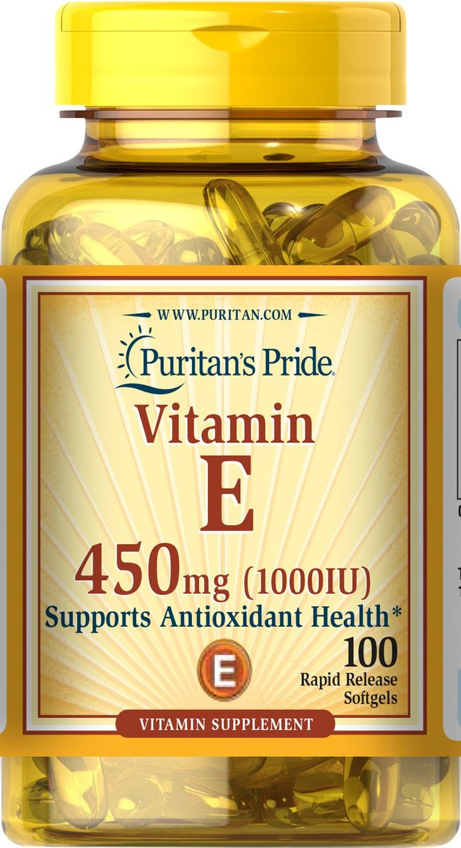 Vitamin E 1000iu (450 Mg) Antioxidant
