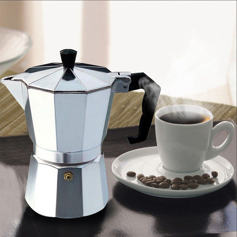 50/150/300/450/600ML Aluminium Percolator Coffee Maker Pot