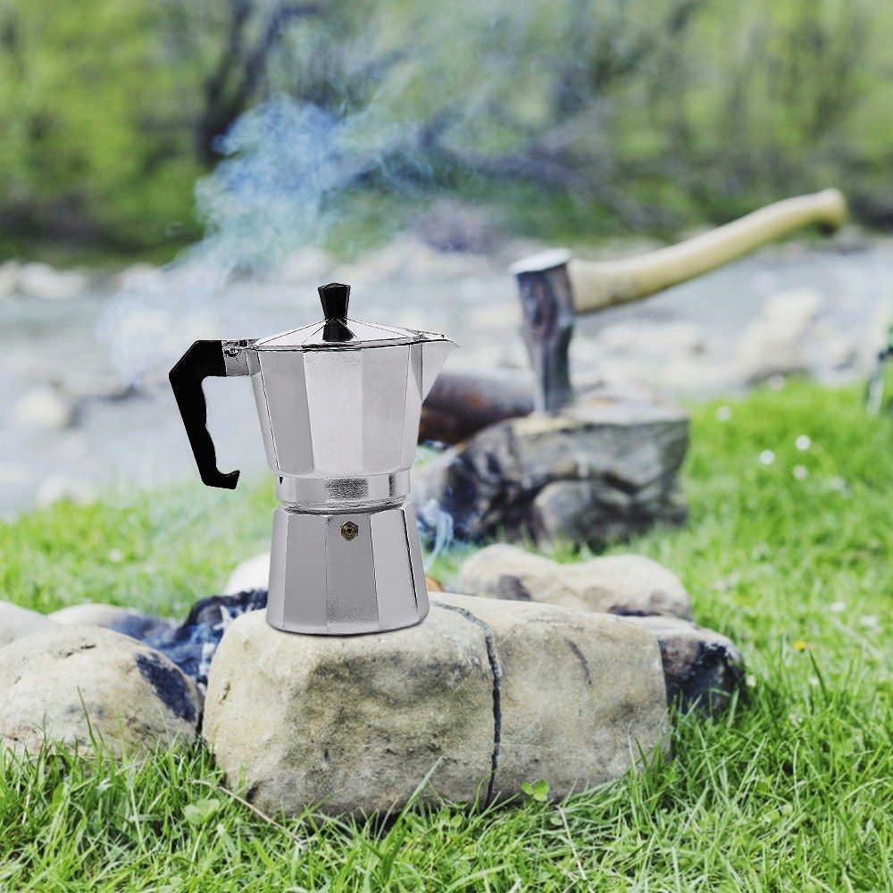 50/150/300/450/600ML Aluminium Percolator Coffee Maker Pot