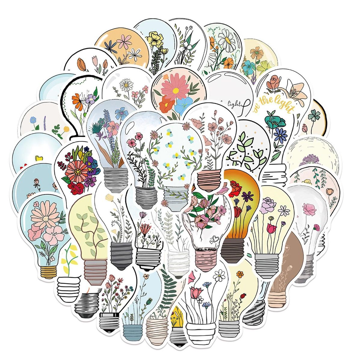 50PcsSet Graffiti Stickers Children Hand Account Scrapbooking Stationery Stickers