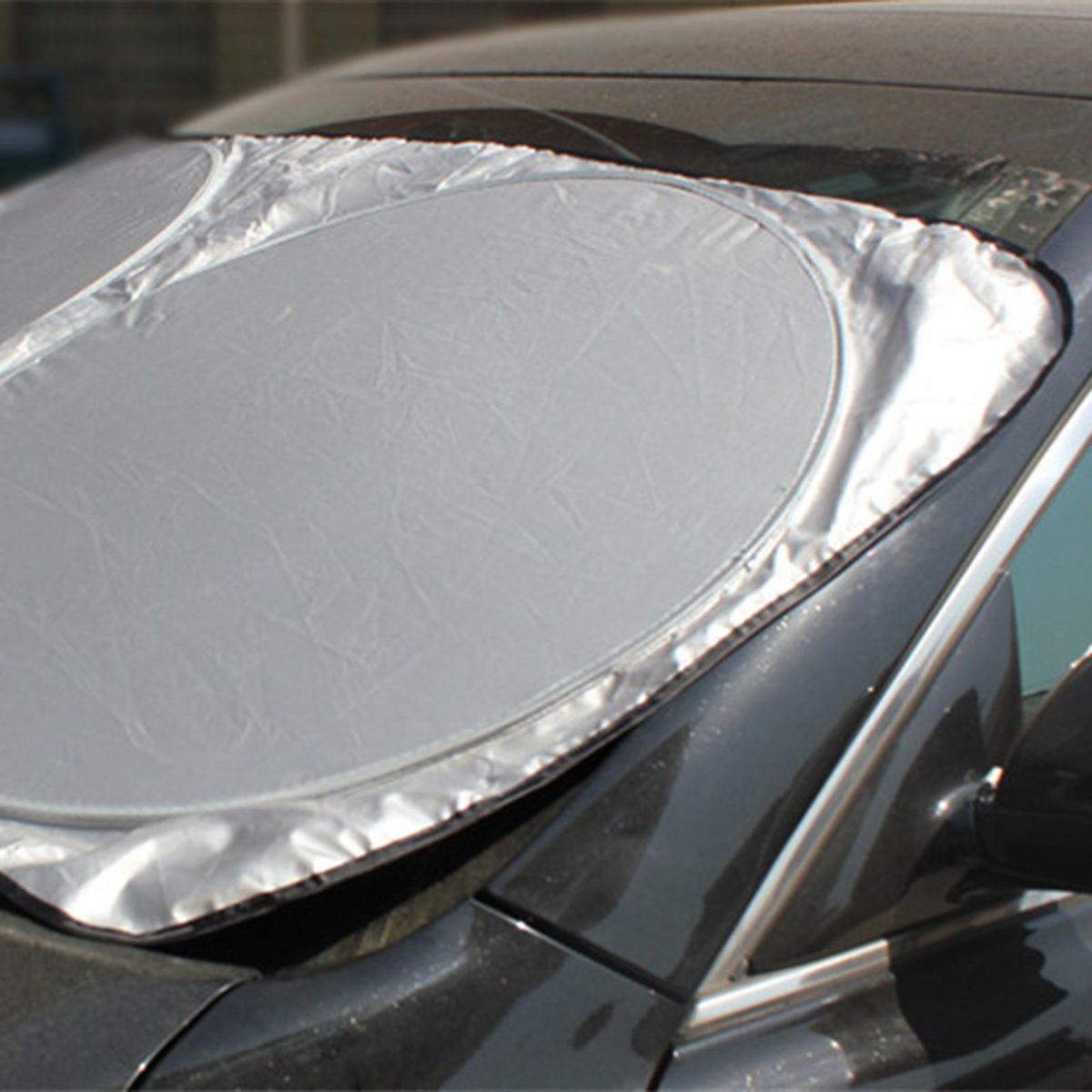 64X33.8 Inch Car Windshield Sun Shade Sunshade Visor Front Window SUV Van Auto Vehicle Shield Reflector Blocking Screen   Cover for Trucks Cars