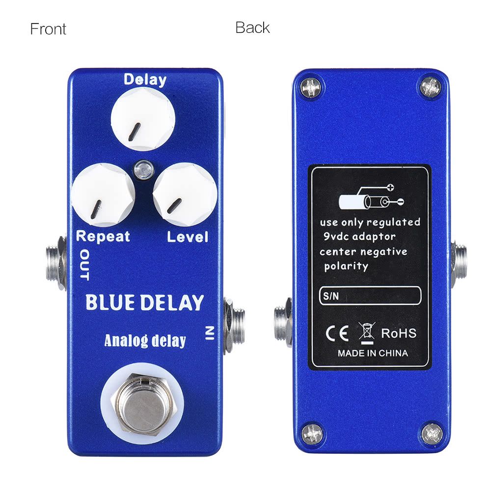 Mini Analog Delay Guitar Effect Pedal True Bypass