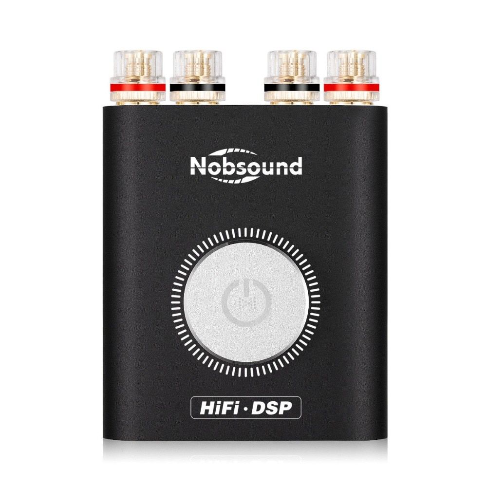Nobsound HiFi NS-20G Mini Bluetooth 5.0 TPA3116 Digital Power Amplifier Hifi DSP Stereo Headphone Amp 100W+100W With Adapter