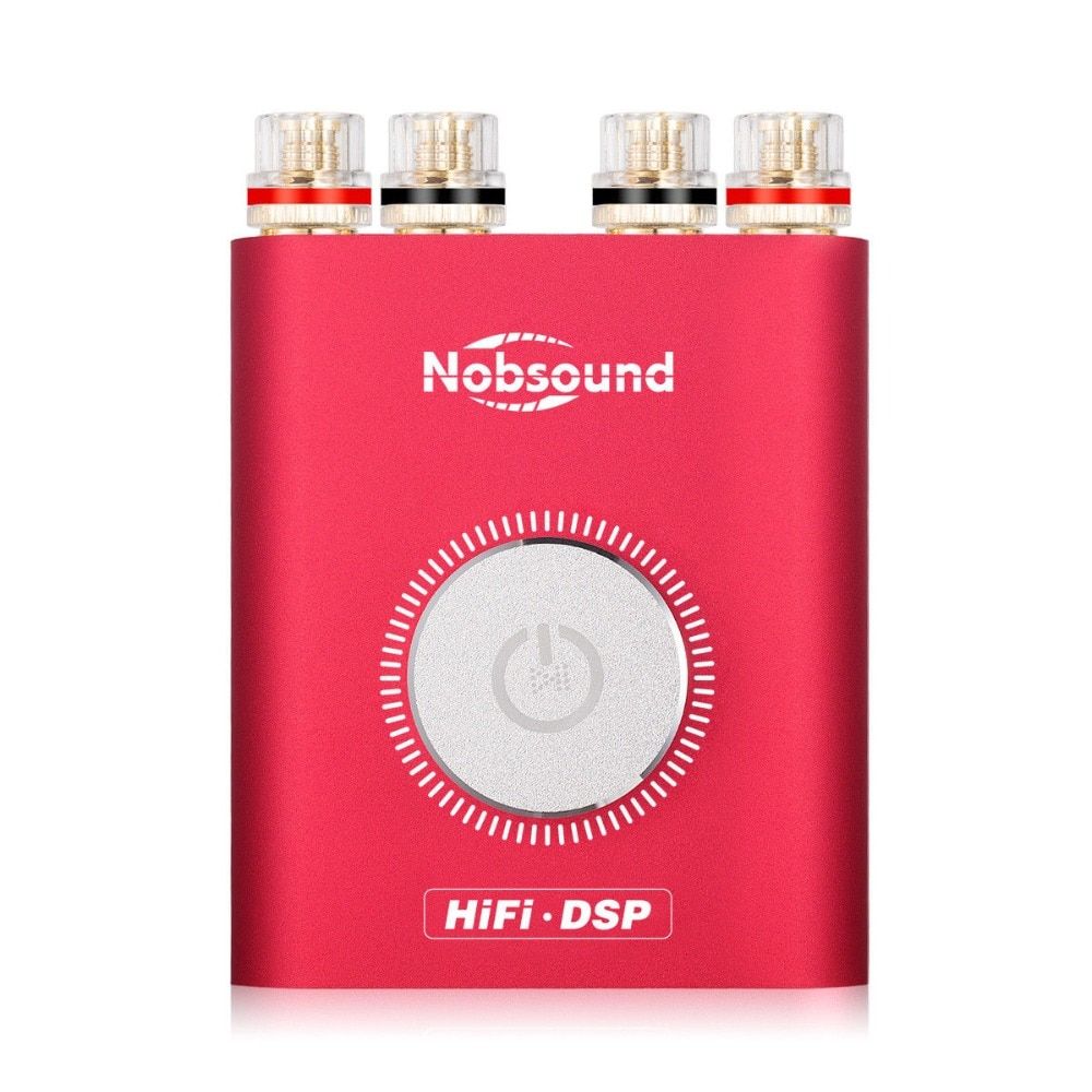 Nobsound HiFi NS-20G Mini Bluetooth 5.0 TPA3116 Digital Power Amplifier Hifi DSP Stereo Headphone Amp 100W+100W With Adapter