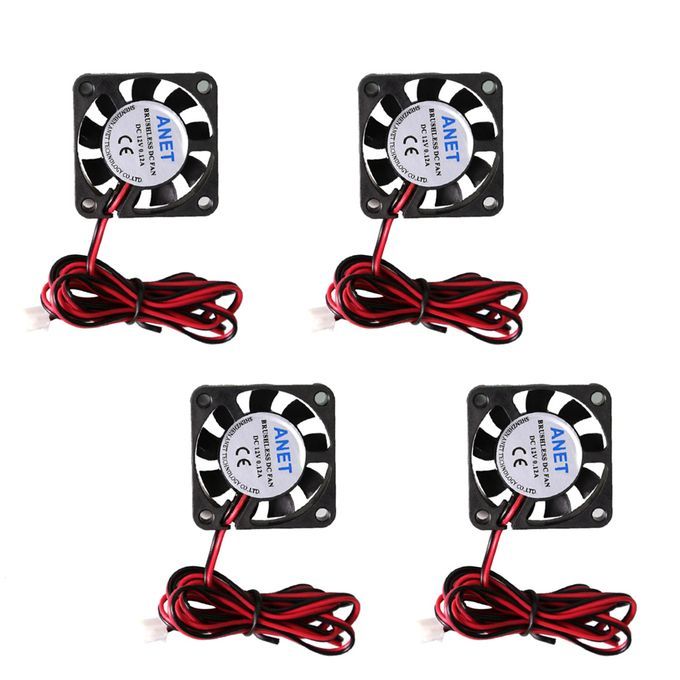 4x DC 12V 40mm Desktop PC Computer Case CPU Cooler Brushless Cooling
