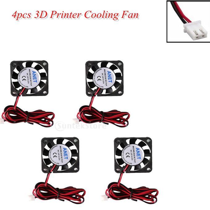 4x DC 12V 40mm Desktop PC Computer Case CPU Cooler Brushless Cooling