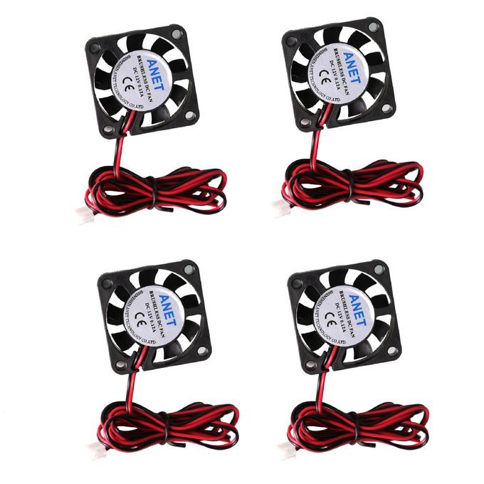 4x DC 12V 40mm Desktop PC Computer Case CPU Cooler Brushless Cooling