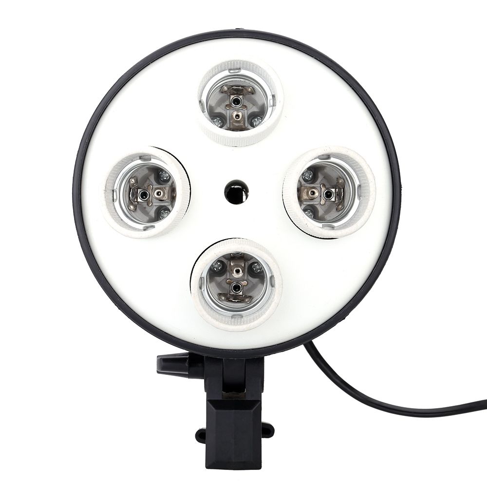 4 In 1 E27 Base Socket Light Lamp Bulb Holder Adapter For