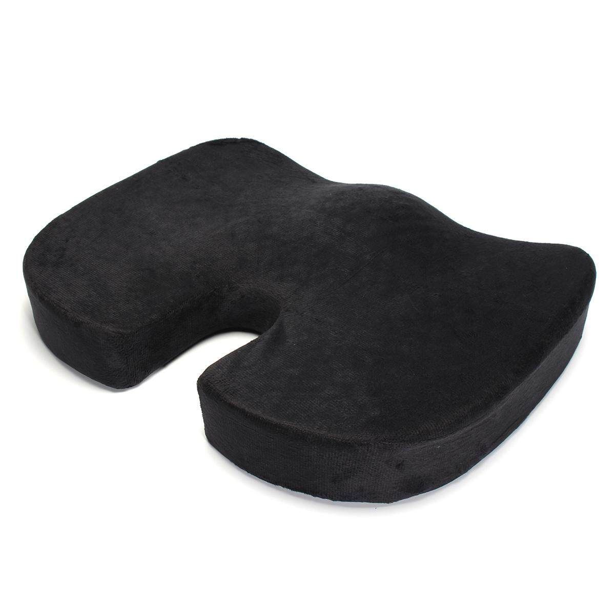 Coccyx Cooling Memory Foam Cushion Back Hip Car Seat Booster