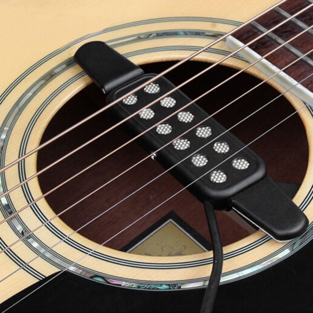 Sound Pickup 12 Hole Clip On Microphone Wire Amplifier Speaker For Acoustic Electric