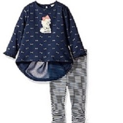 Baby Girls' Poodle, Bows Tunic & Legging Knit