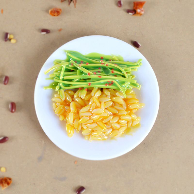 Food  Rice Bowl Fried Rice Dishes Model Food Play