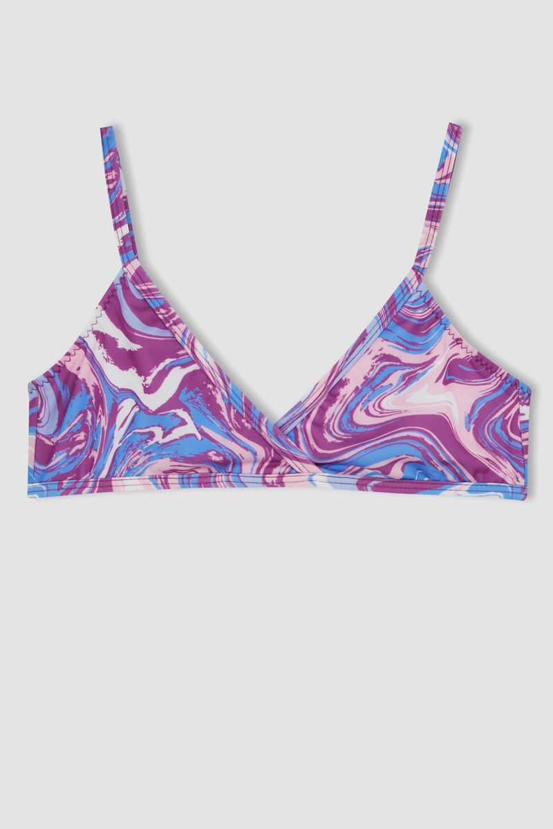 Girl Special Collection Regular Fit Woven Bikini - Purple