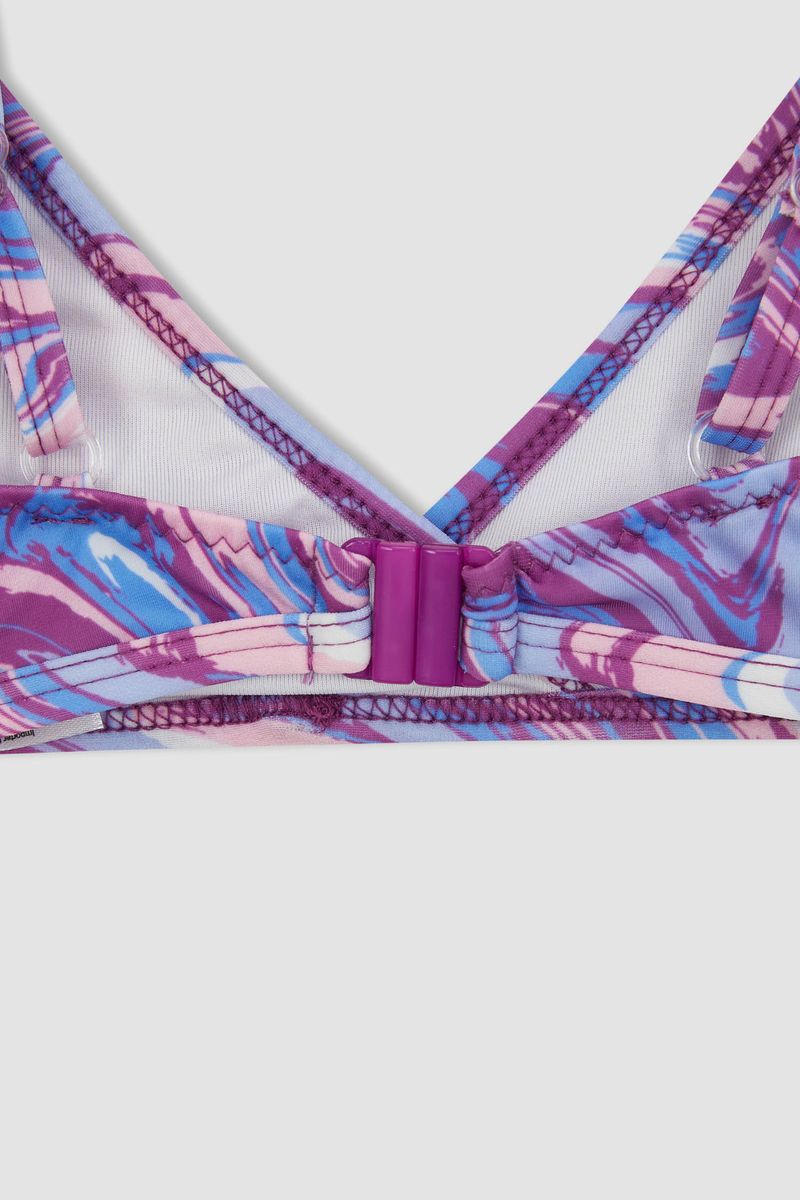 Girl Special Collection Regular Fit Woven Bikini - Purple