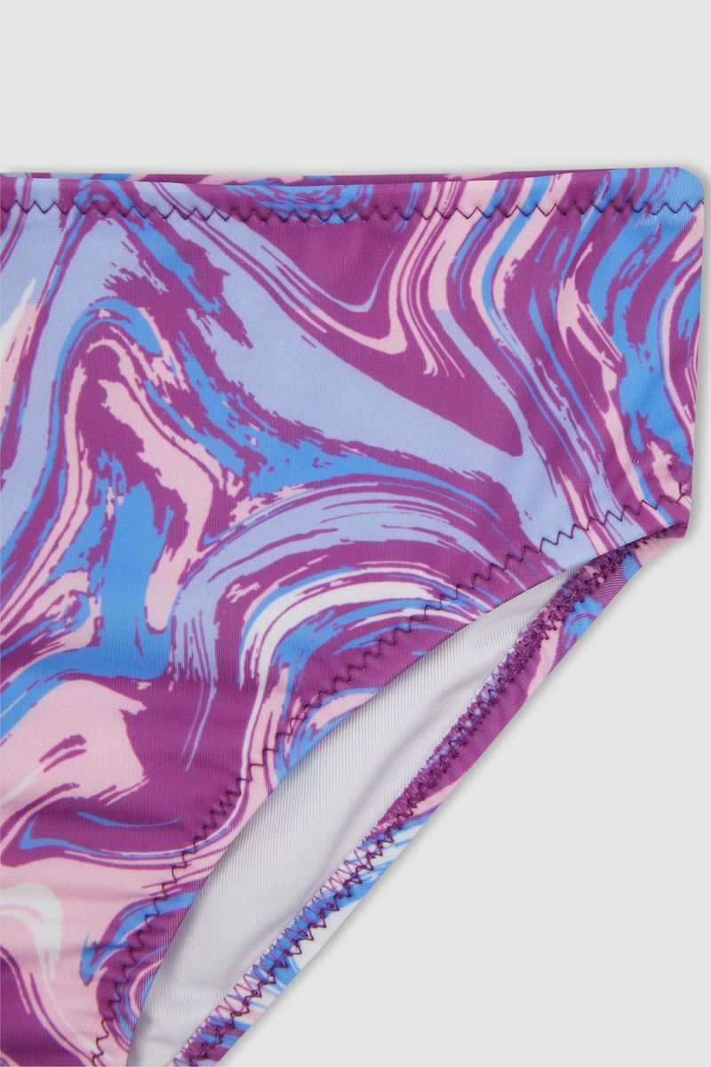 Girl Special Collection Regular Fit Woven Bikini - Purple