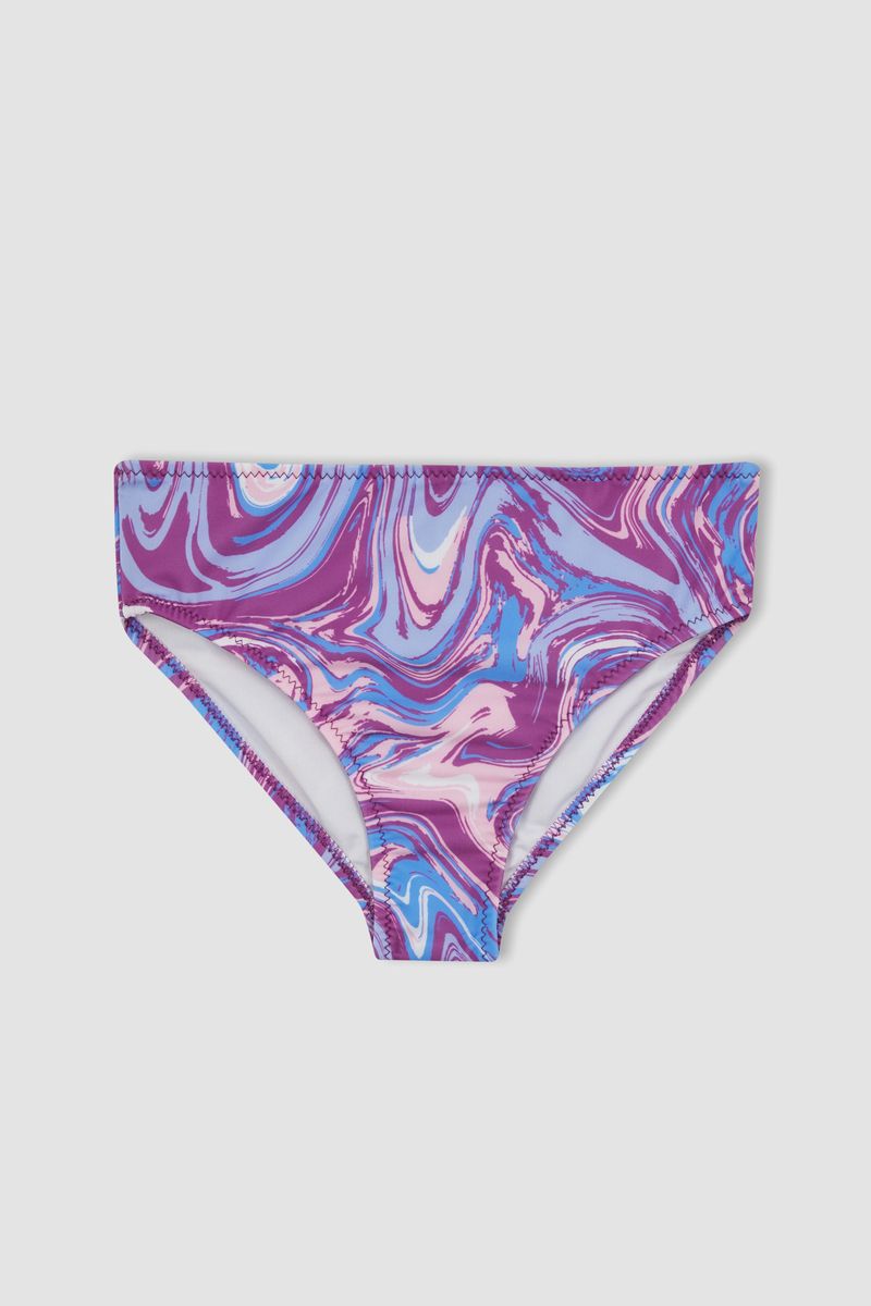 Girl Special Collection Regular Fit Woven Bikini - Purple