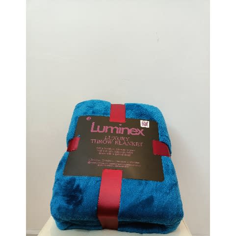 Blue Luxury Throw Blanket