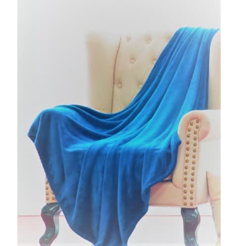 Blue Luxury Throw Blanket