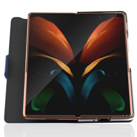 Bonnet Samsung Galaxy Z Fold 2 5g Wallet Case - Black