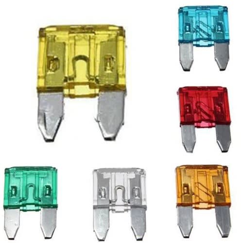 Assorted Auto Mini Blade Fuses Kit - 60pcs