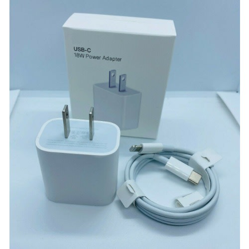 USB-C PD Fast Charger + USB-C Lightning Cable For  iPhone