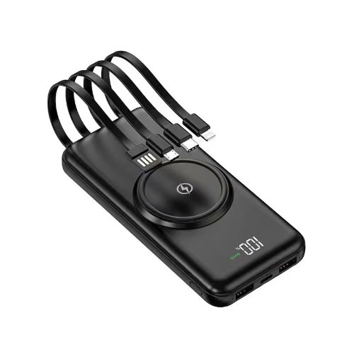 Powerbank With Cable & Wireless Charging - 20000mAh