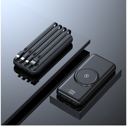 Powerbank With Cable & Wireless Charging - 20000mAh