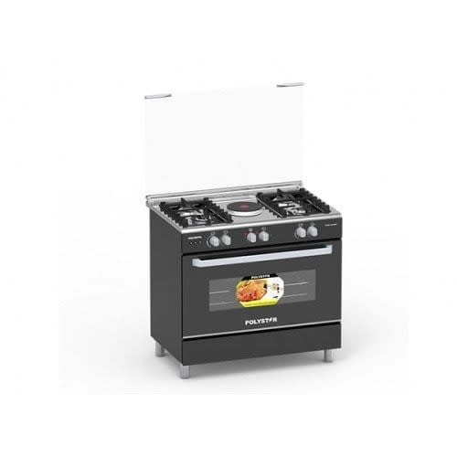 4 Gas Burner + 1 Hotplate Gas Cooker With Grill - Pvnd-bl950g1