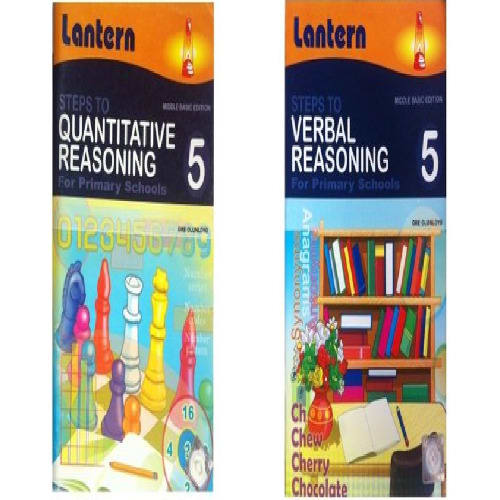 Steps to Quantitative Reasoning Book 5 + Steps to Verbal Reasoning Book 5