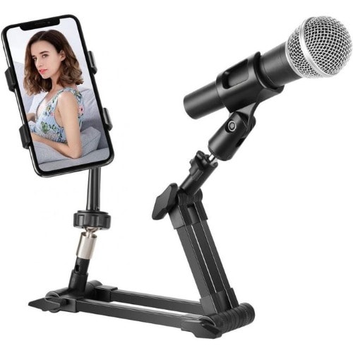 Professional Adjustable Microphone & Phone Holder