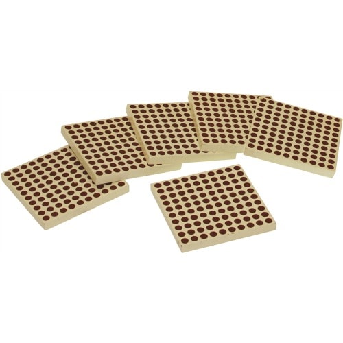 45 Wooden Hundred Squares