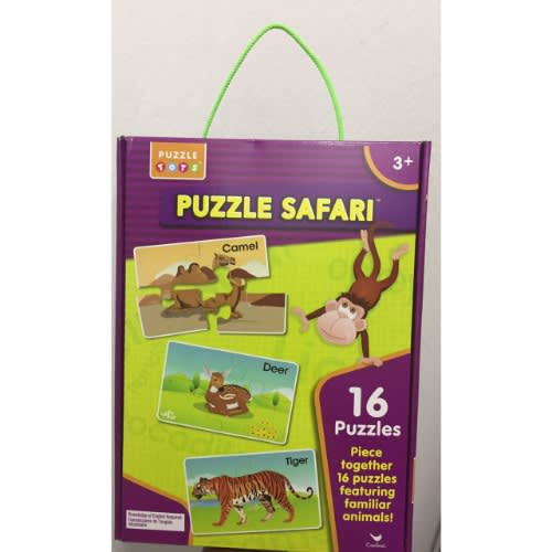 Spinmaster Animal Safari 16 Puzzle Set