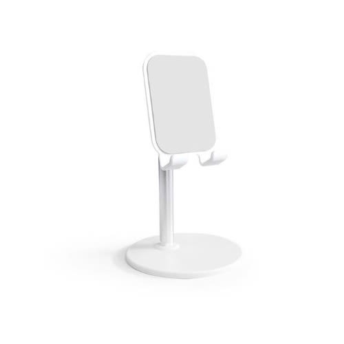 Adjustable Cell Phone - Tablet Holder Stand - 1 Piece - White