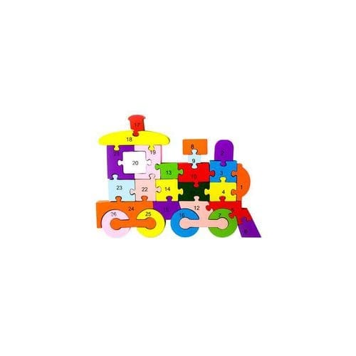 Education Learning Animal - Block Puzzles - Train