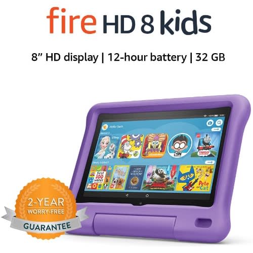 Fire Hd 8 Kid's Edition 10th Generation - 8" Display Tablet - 32GB Storage - Purple