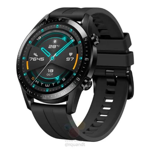 Wireless Bluetooth Smartwatch Gt2 46mm - Matt Black