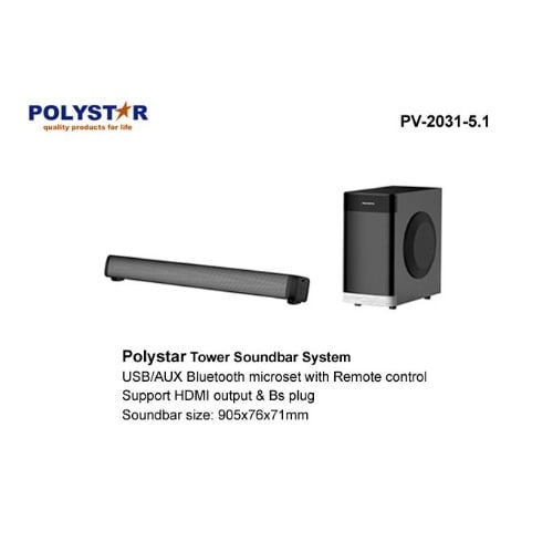 Wireless Woofer Soundbar System